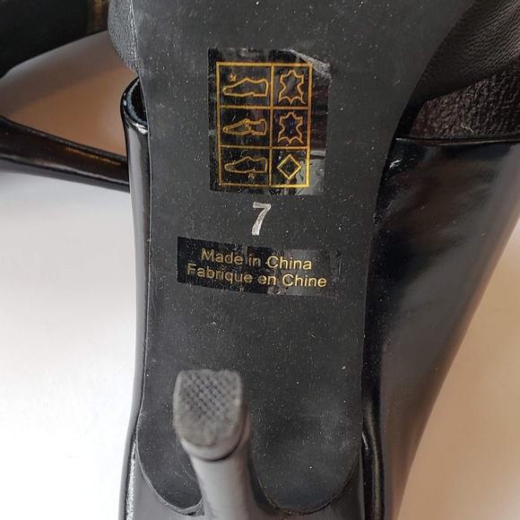 JEFFREY CAMPBELL BLACK MATTE & PATENT STILETTOS - Picture 6 of 7